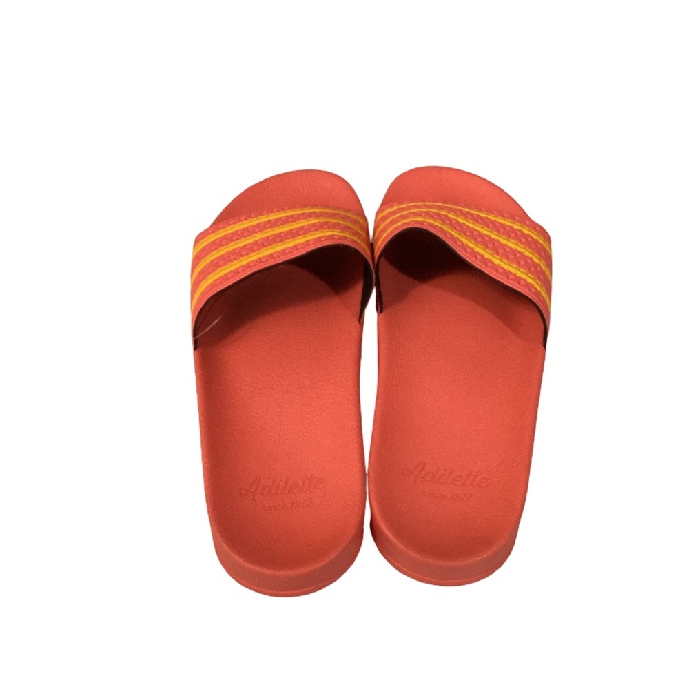 Adidas Originals Adilette Slides Semi Turbo Gold Size 11 - Picture 6 of 6